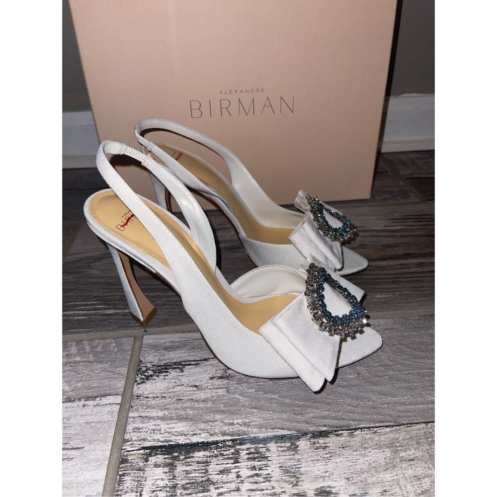 Alexandre Birman Madeline Embellished Bridal Slingbacks - Picture 8 of 15